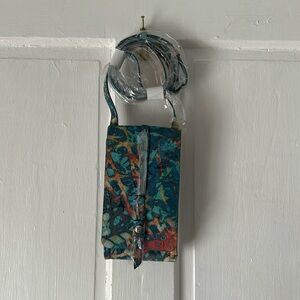 *real leather* crossbody cellphone/card holder